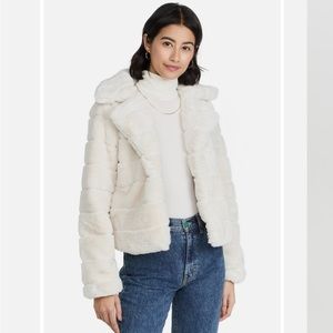 BlankNYC Quilted Faux Fur Coat For Rainy Day